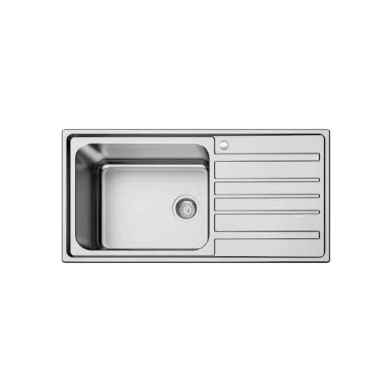 ΝΕΡΟΧΥΤΗΣ BL-821 1000x500x215mm S/S304   ΒΑΛΒ.