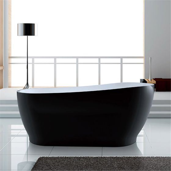 ΜΠΑΝΙΕΡΑ ATENA K-1527B NERO LUCIDE 170X80X68 (GD-8112-1,7)